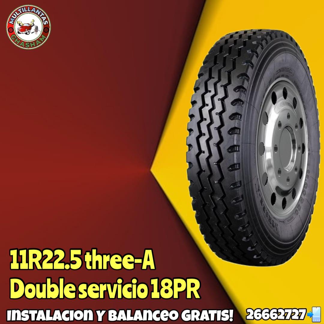 11R22.5 THREE-A DOUBLE SERVICIO 18PR